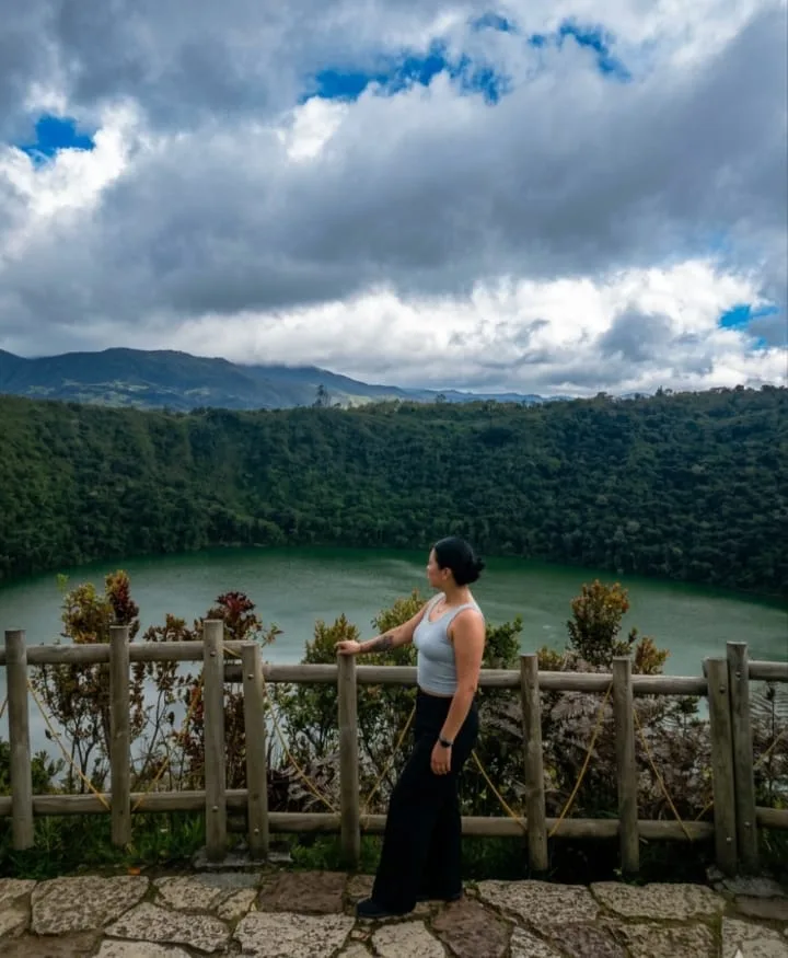 Mirador de la Laguna sagrada de Guatavita